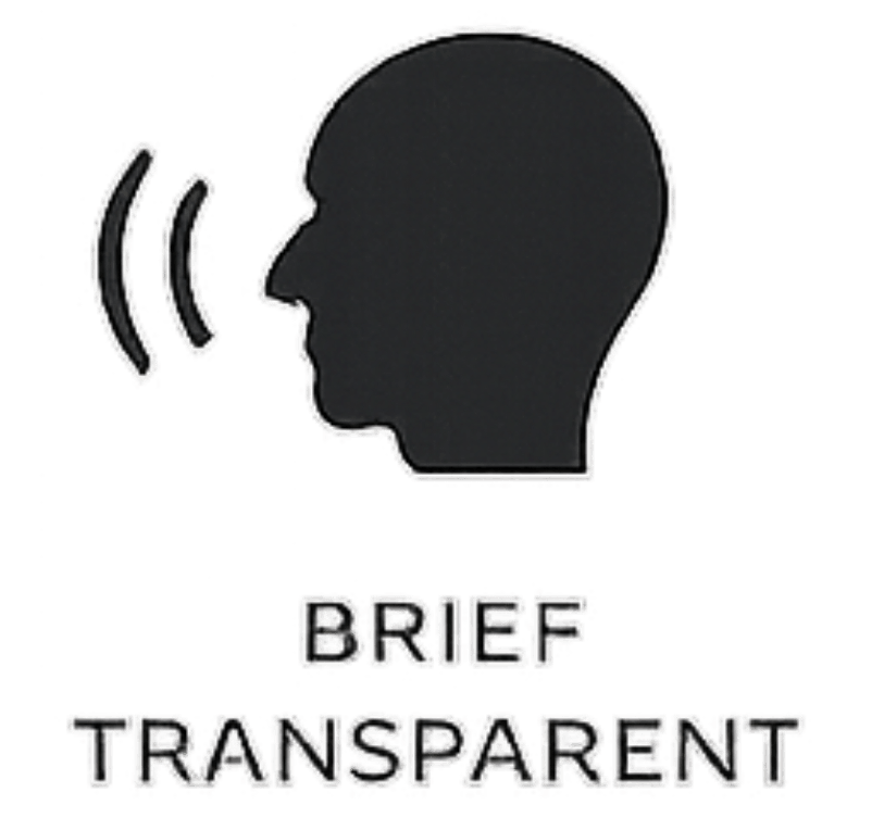 brief transparent